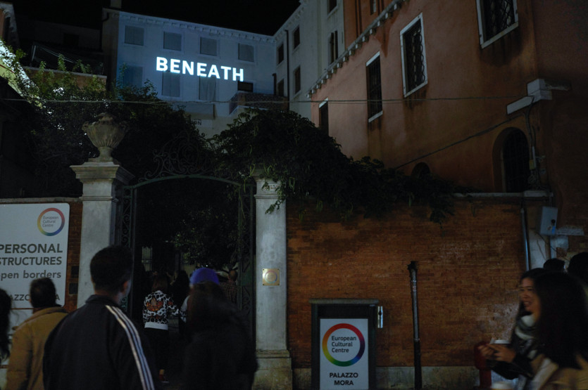 BENEATH by Susanne Stemmer<br><br>With the help of the European Cultural Centre and the GAA Foundation<br><br> 57th La Biennale di Venezia wide painting